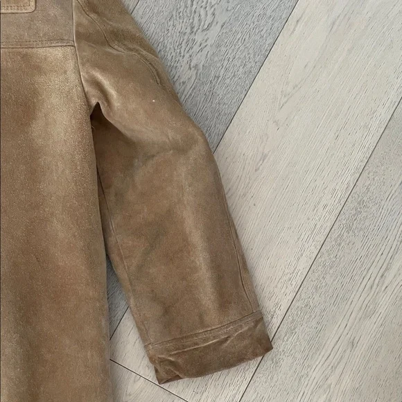 London Fog | Rare Vintage Suede Toggle Duffle Coat - Picture 11 of 12